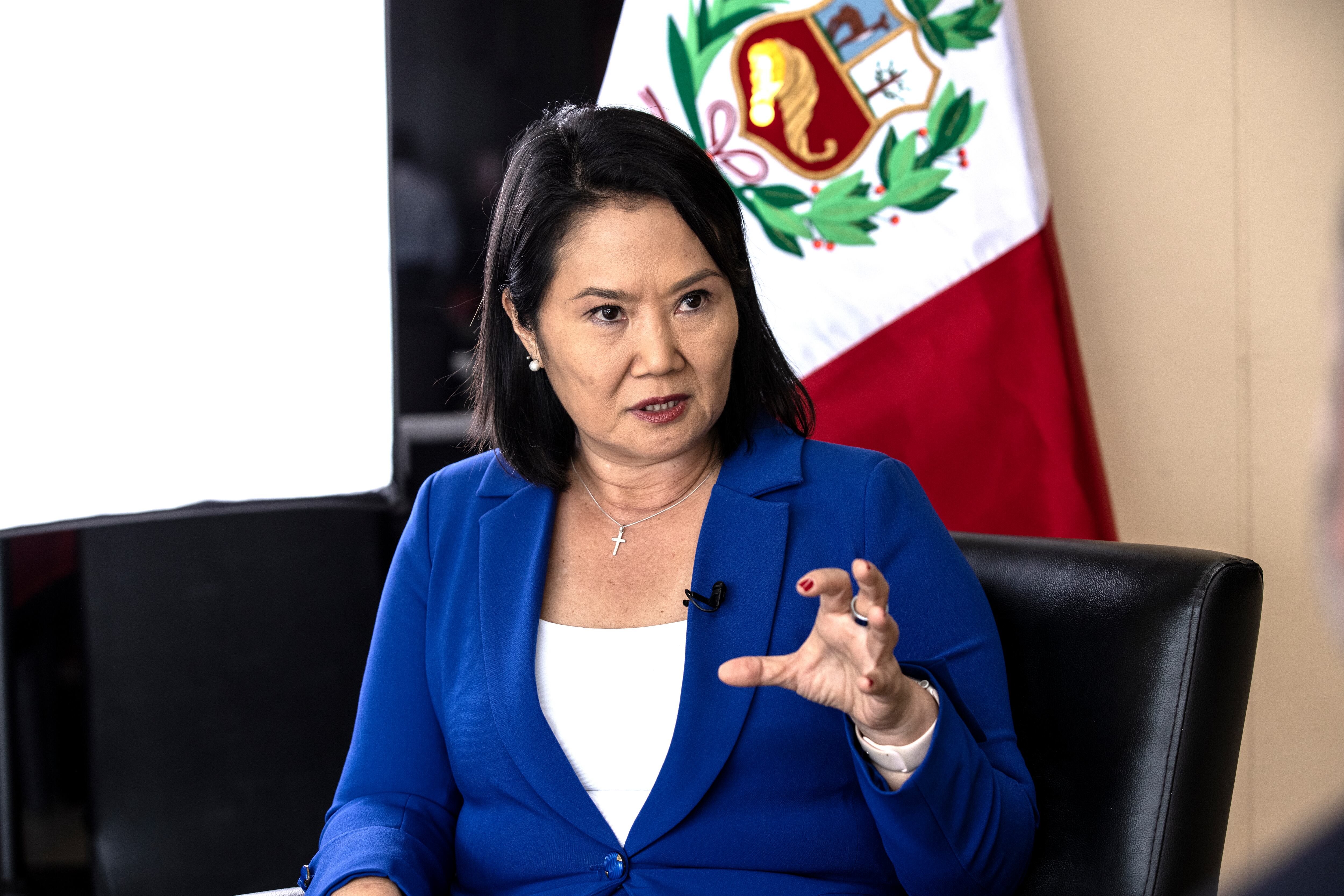 Keiko Fujimori, presidenta electa de Perú.