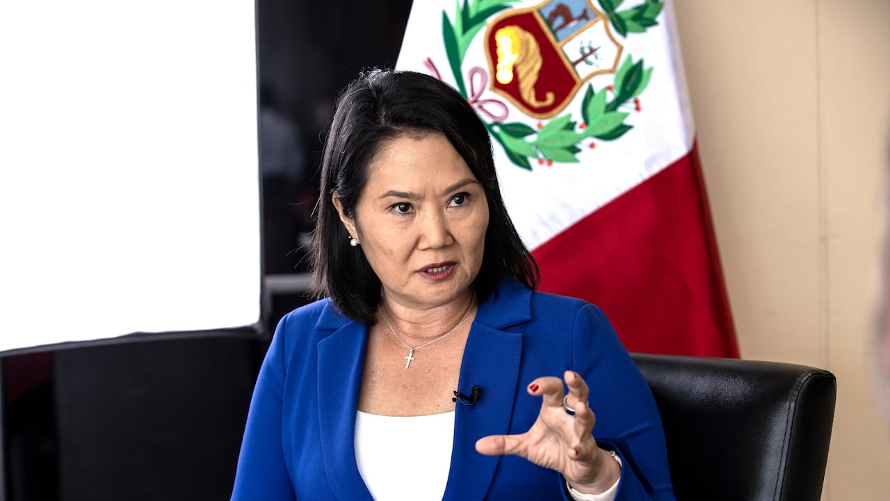 Keiko Fujimori, presidenta electa de Perú.