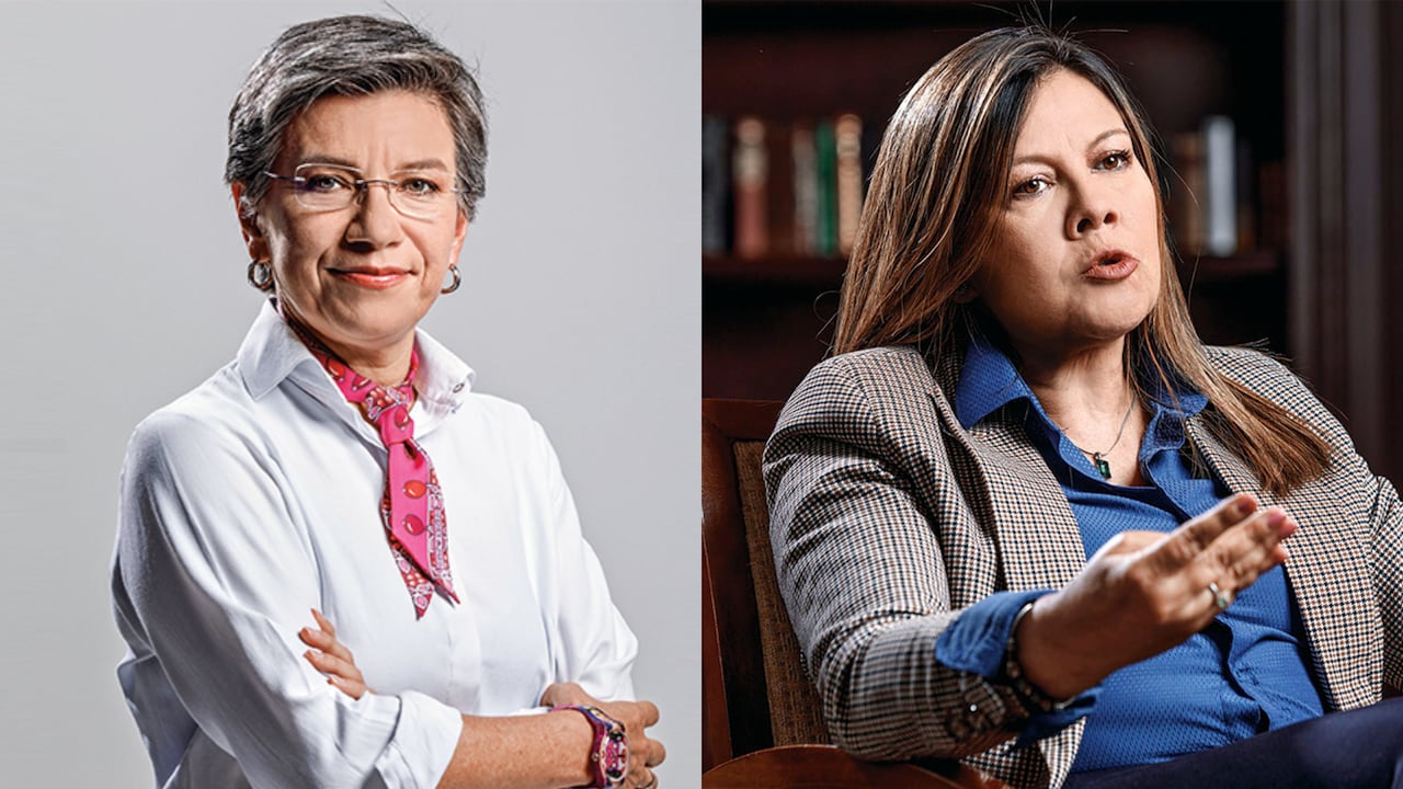 Claudia López y Luz Adriana Camargo.