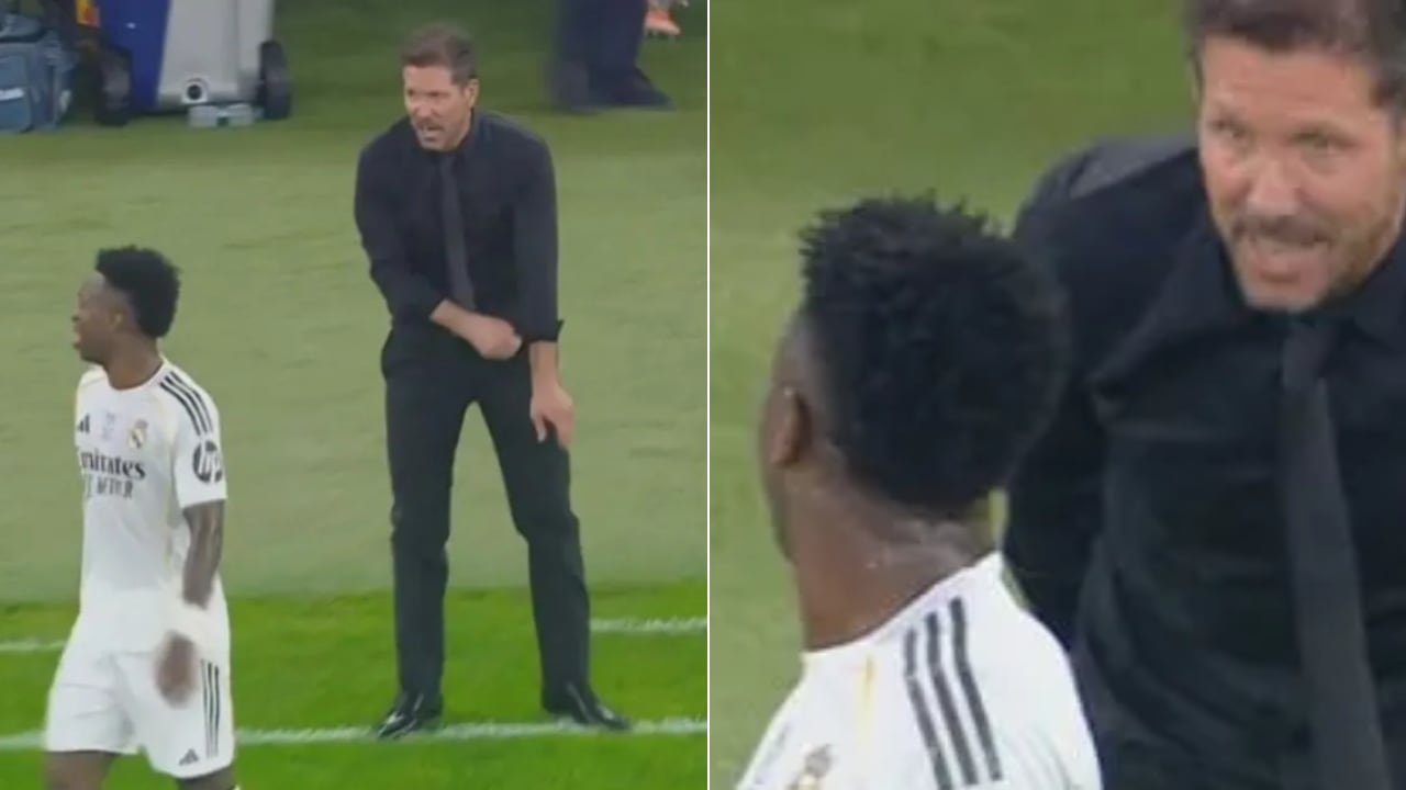 Diego Simeone desató polémica en la Supercopa de España