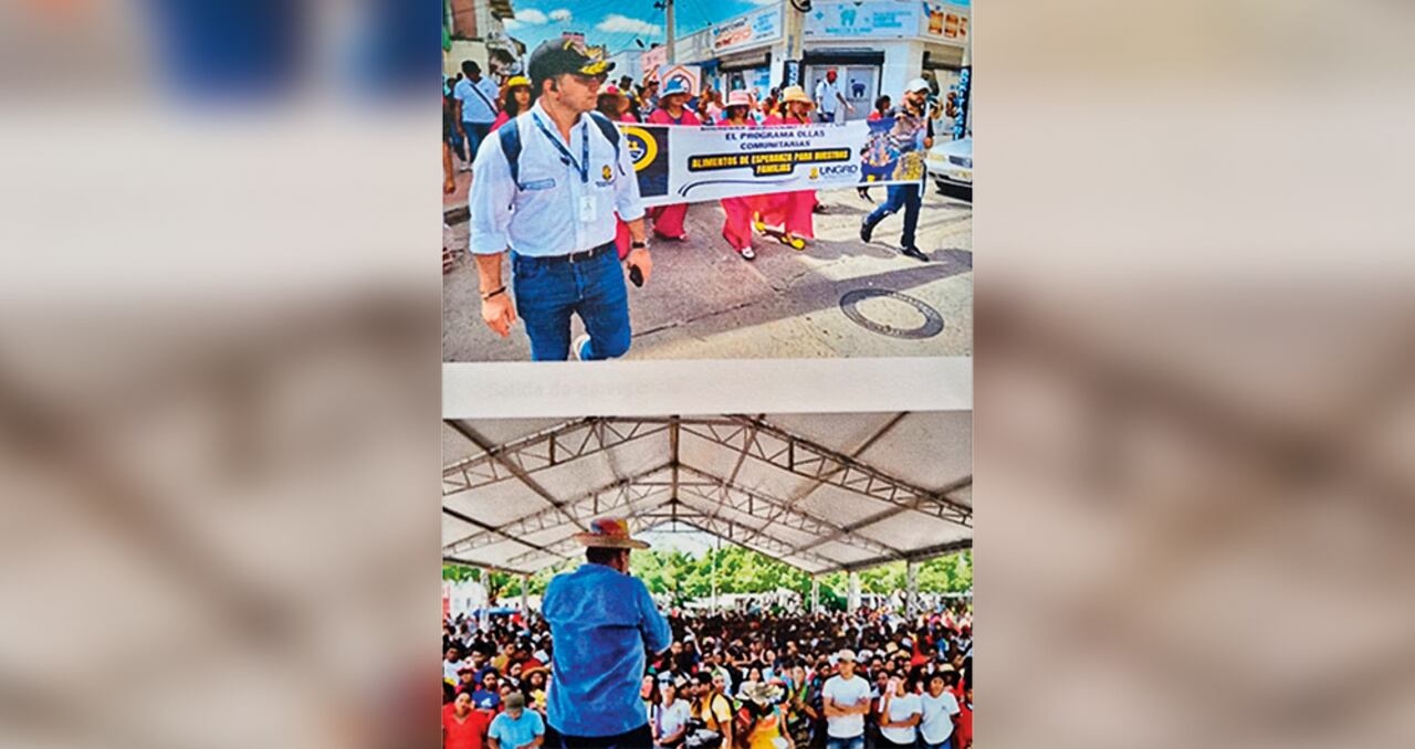 Pinilla participó en la marcha, mientras ponía en ejecución la orden de López.