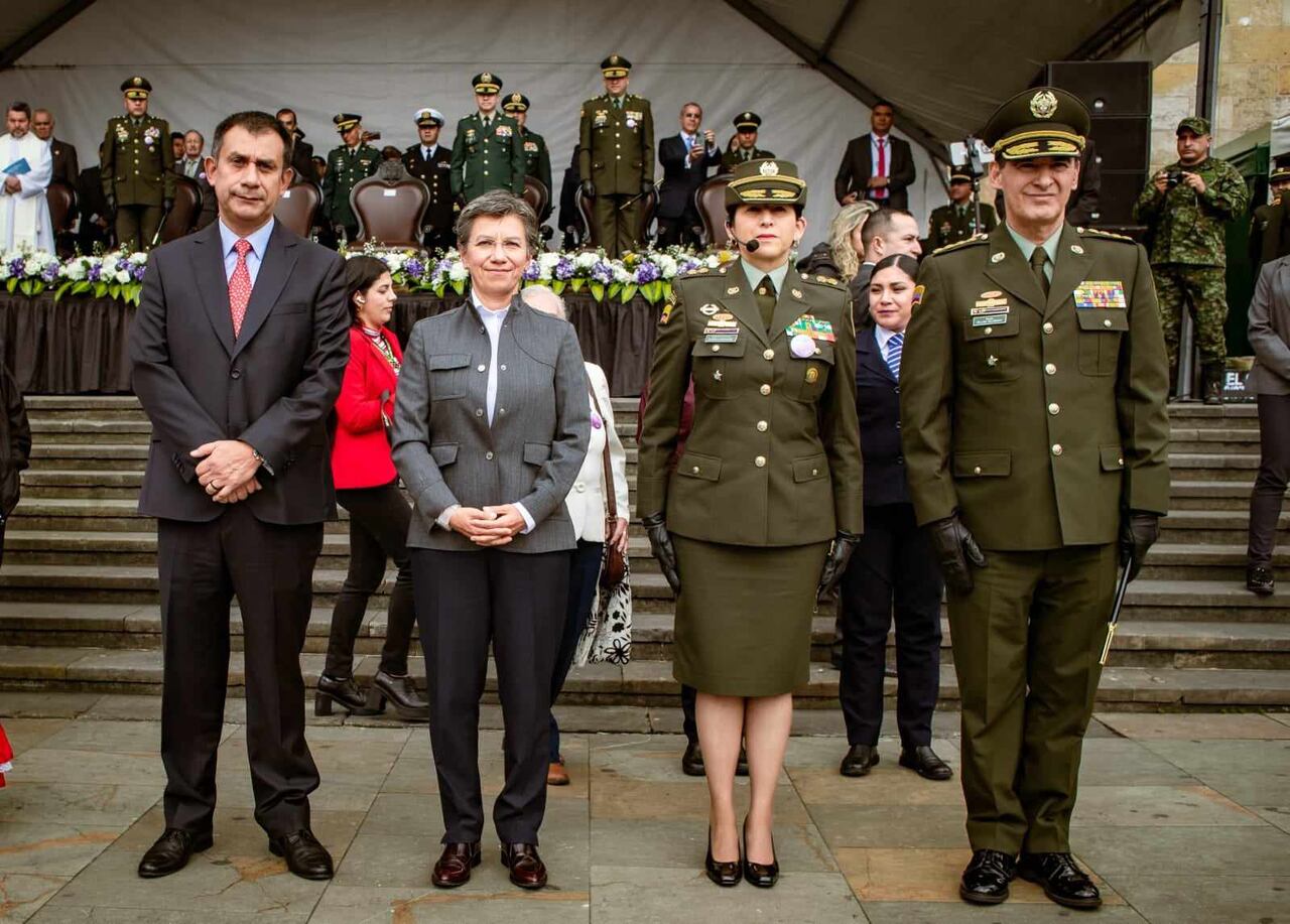 Ceremonia de posesión de la general Sandra Hernández como nueva comandante de la Policía Metropolitana de Bogotá