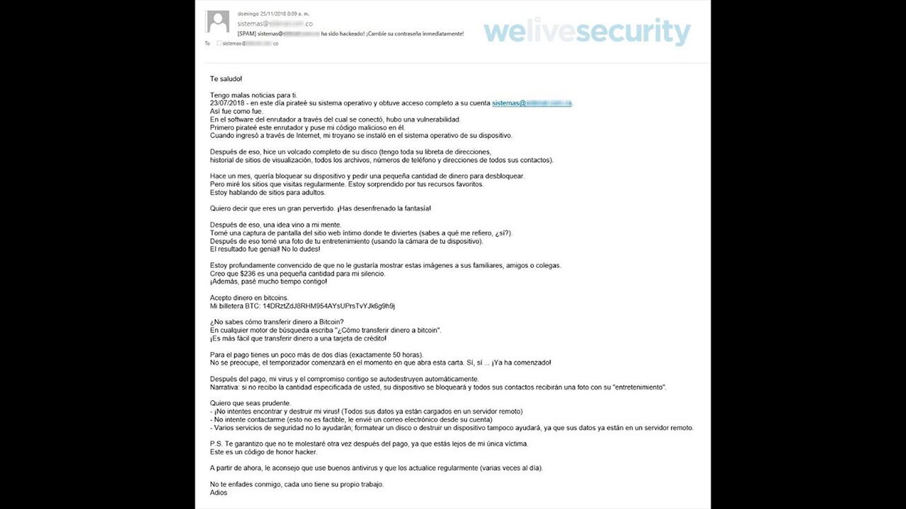 Estafadores usan IA para extorsionar a las personas con la amenaza de la divulgación de material erótico.