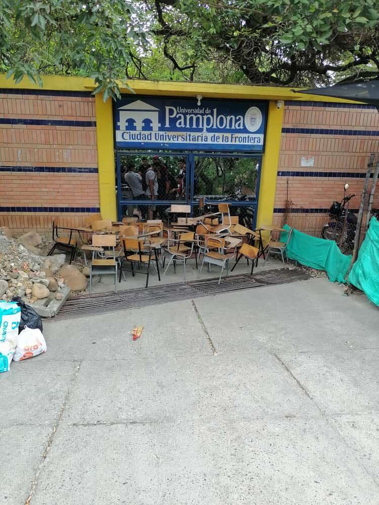 Así se encuentra la sede de Villa del Rosario.