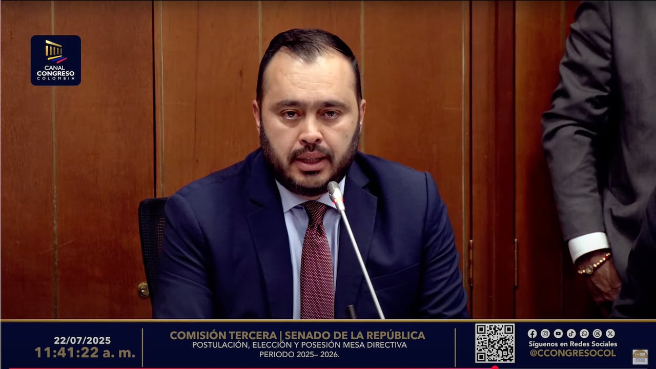 Jairo Castellanos, presidente de la Comisión Tercera del Senado