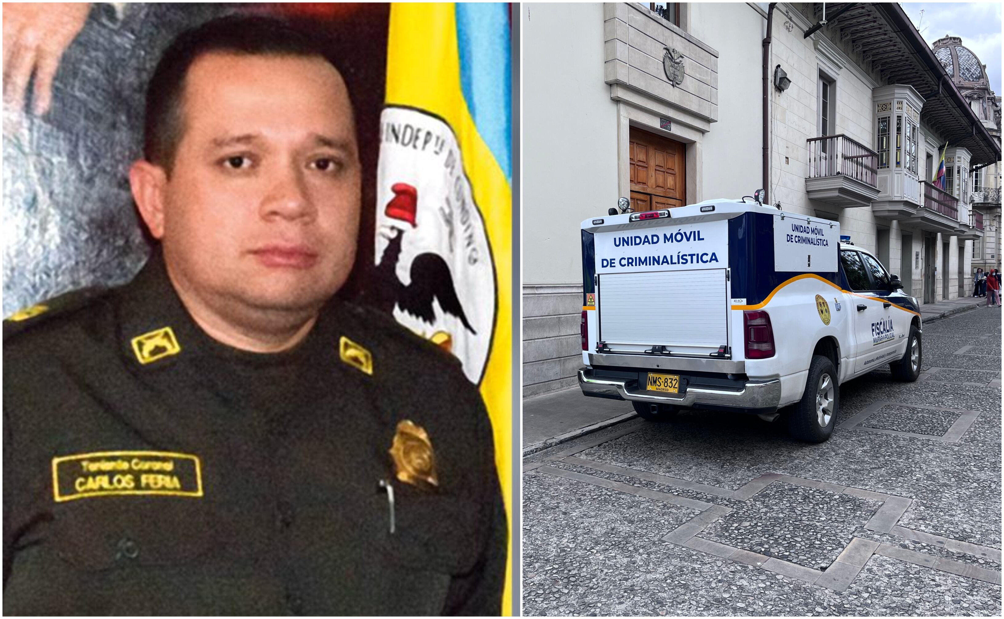 Coronel Carlos Feria inspección Casa de Nariño