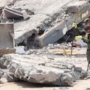 Terremoto en Cali afectaciones y demolición de estructuras colapsadas en la calle quinta con 44