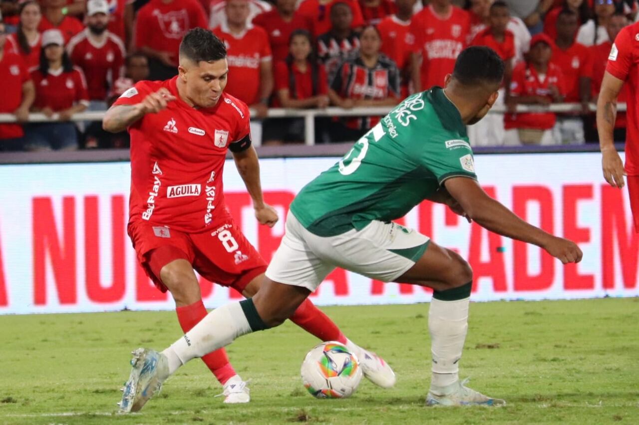 Juan Fernando Quintero en el América vs Cali por Liga BetPlay.