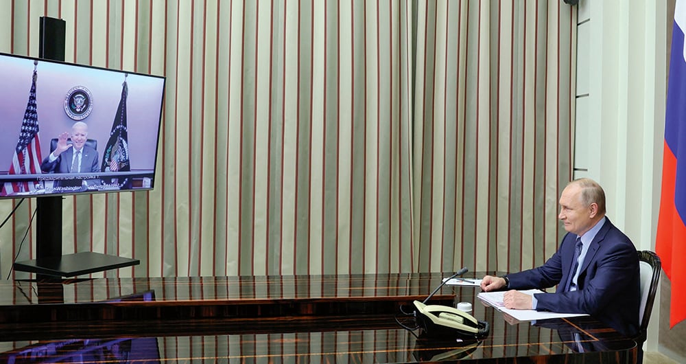  A pesar de que el encuentro entre Biden y Putin fue virtual, no careció de tensión y de duros reclamos de parte de cada mandatario.