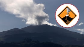 El volcán Puracé aumenta su actividad y el SGC declara la alerta naranja.