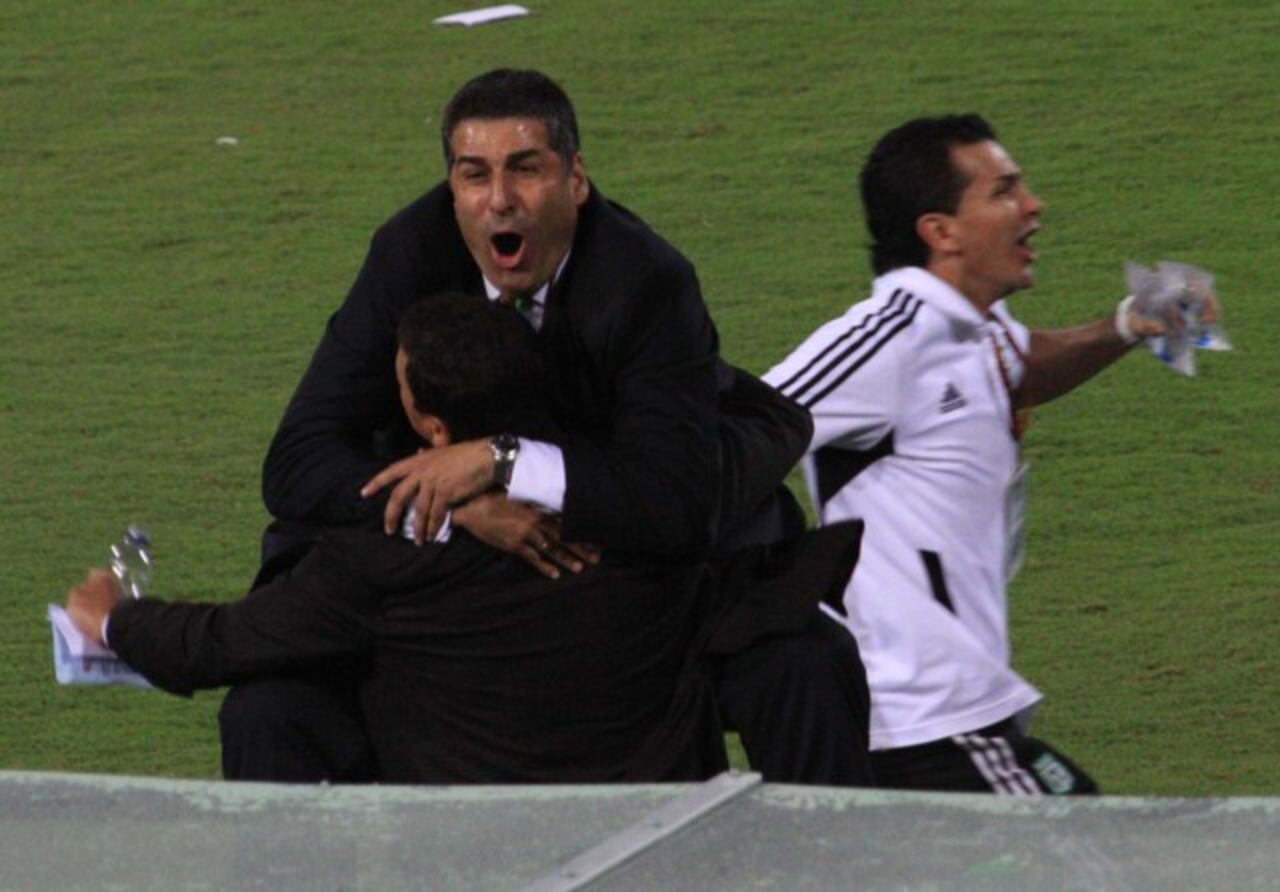 Santiago Sachi Escobar campeón con Atlético Nacional en 2011.