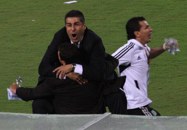 Santiago Sachi Escobar campeón con Atlético Nacional en 2011.