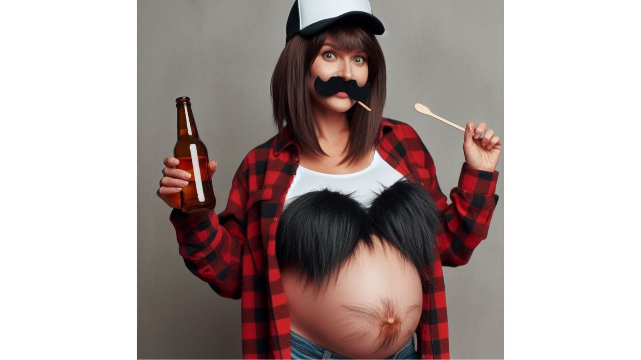 Disfraz de mujer embarazada