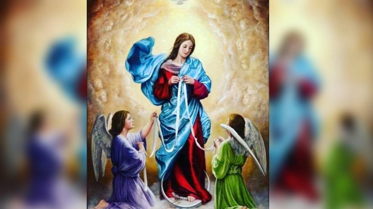 Oración a la virgen desatanudos
