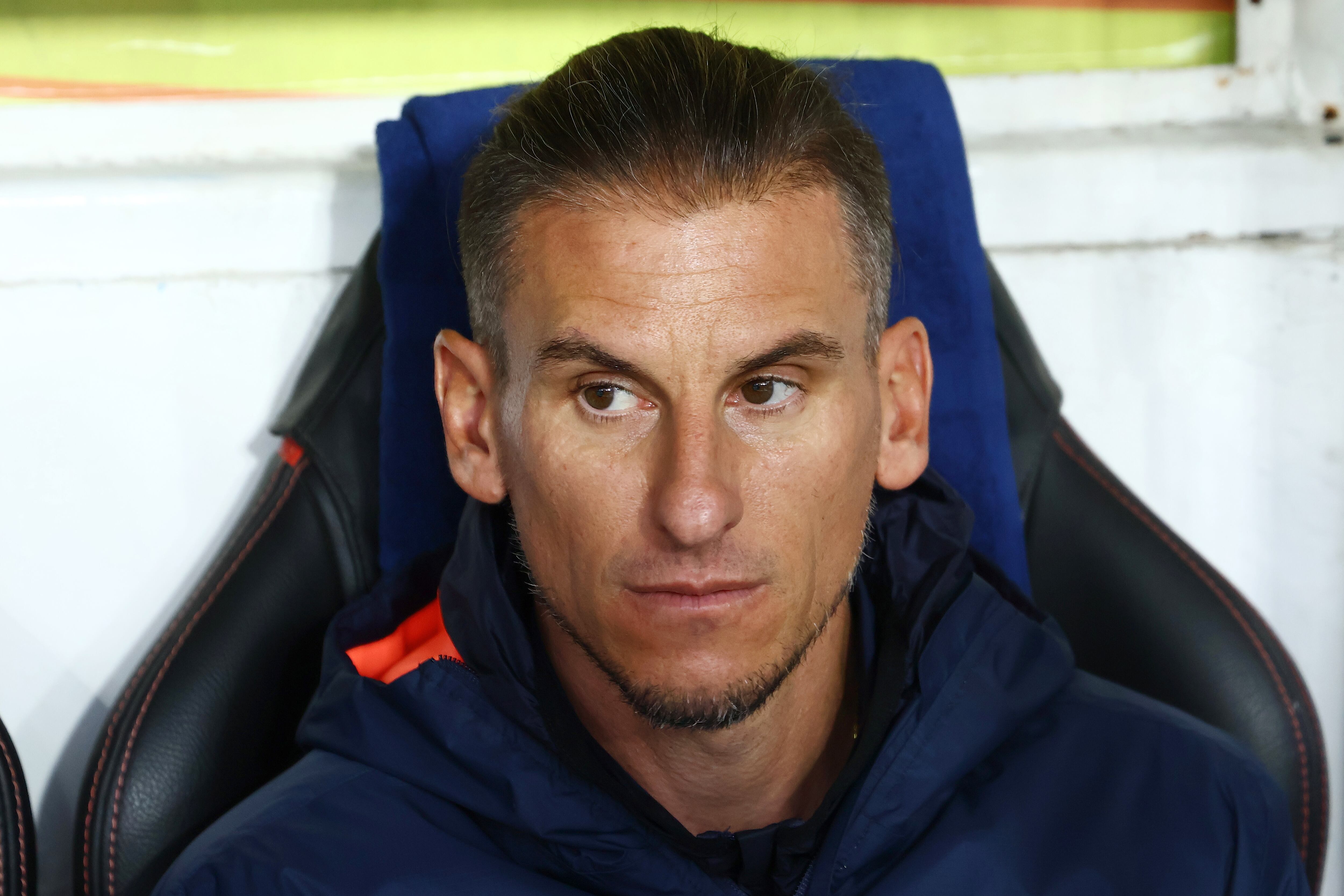 El técnico de Ecuador, Sebastián Beccacece.