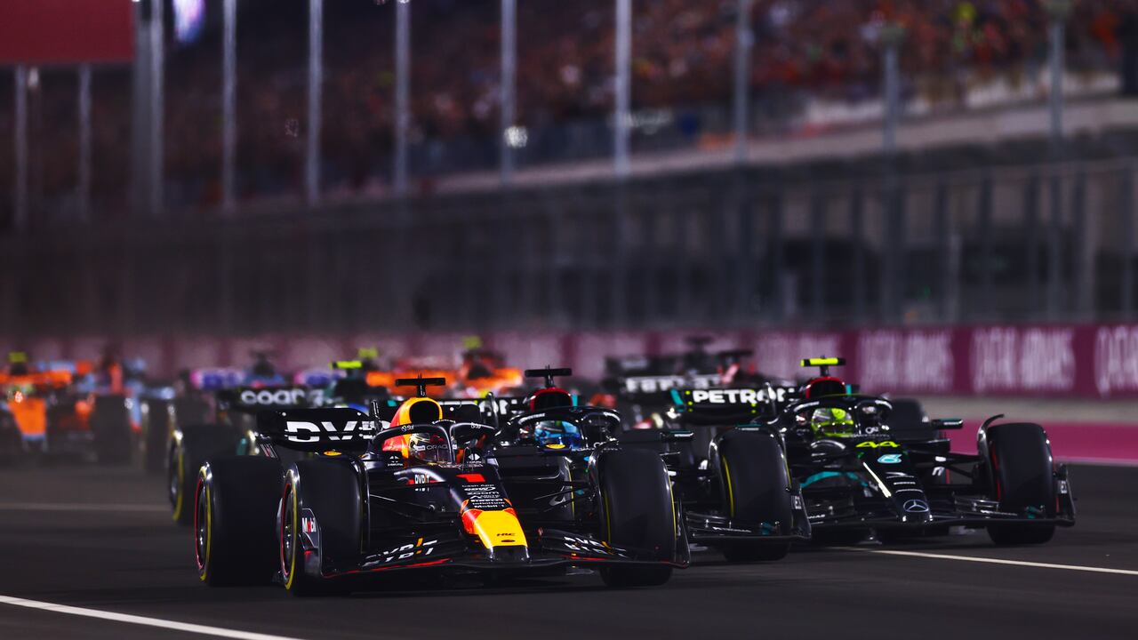 Max Verstappen en la F1 Grand Prix of Qatar