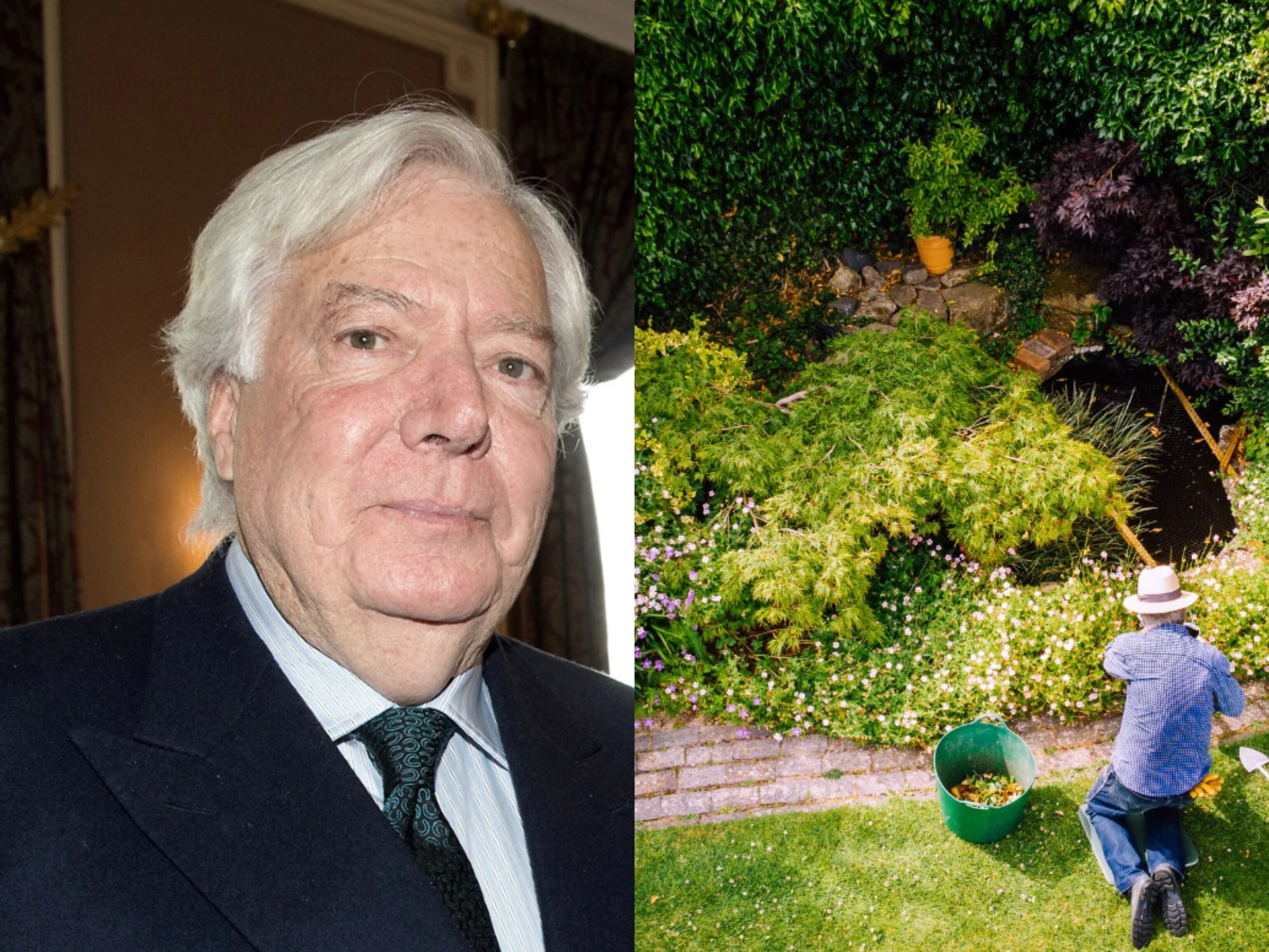 Nicolas Puech y su regalo al jardinero de confianza