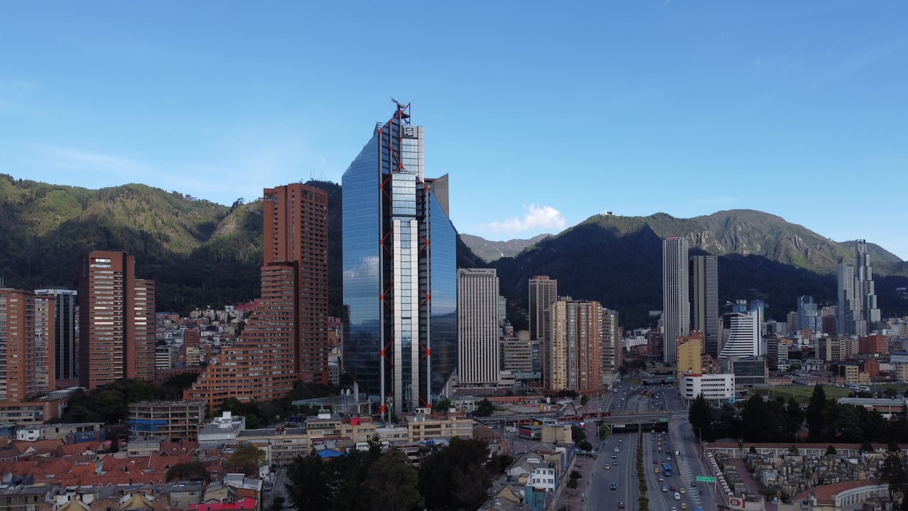 Panorámica de Bogotá desde la calle 26
