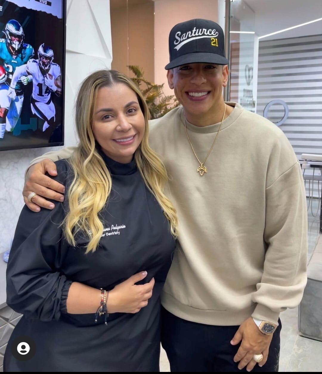 Diana Pulgarín y Daddy Yankee