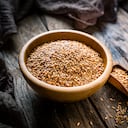 La linaza tiene un alto contenido de fibra.