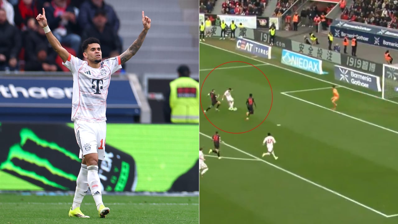 Luis Díaz volvió a marcar con Bayern Múnich en Alemania.