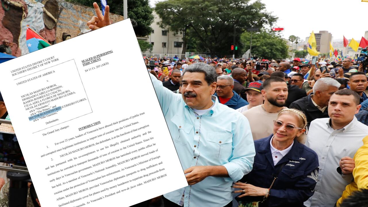 Este es el escrito de acusación contra Nicolás Maduro.