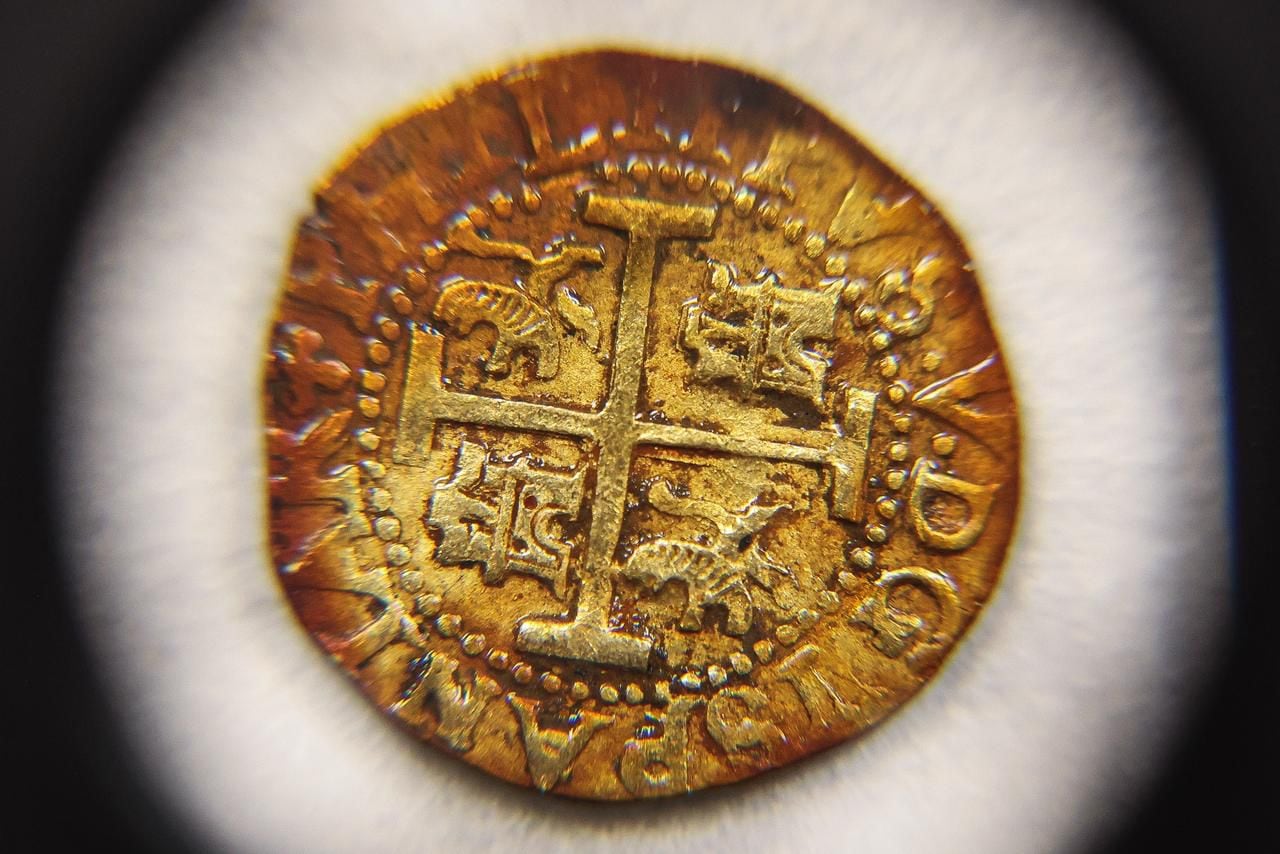 Macuquina extraída del Galeón San José.