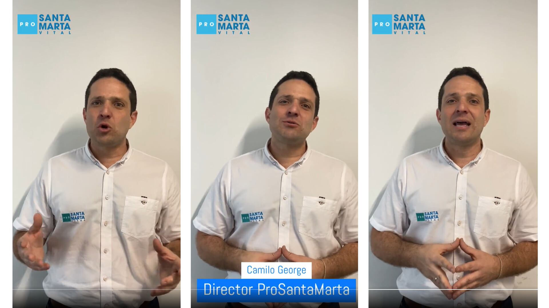 Director de Pro Santa Marta Vital, Camilo George.