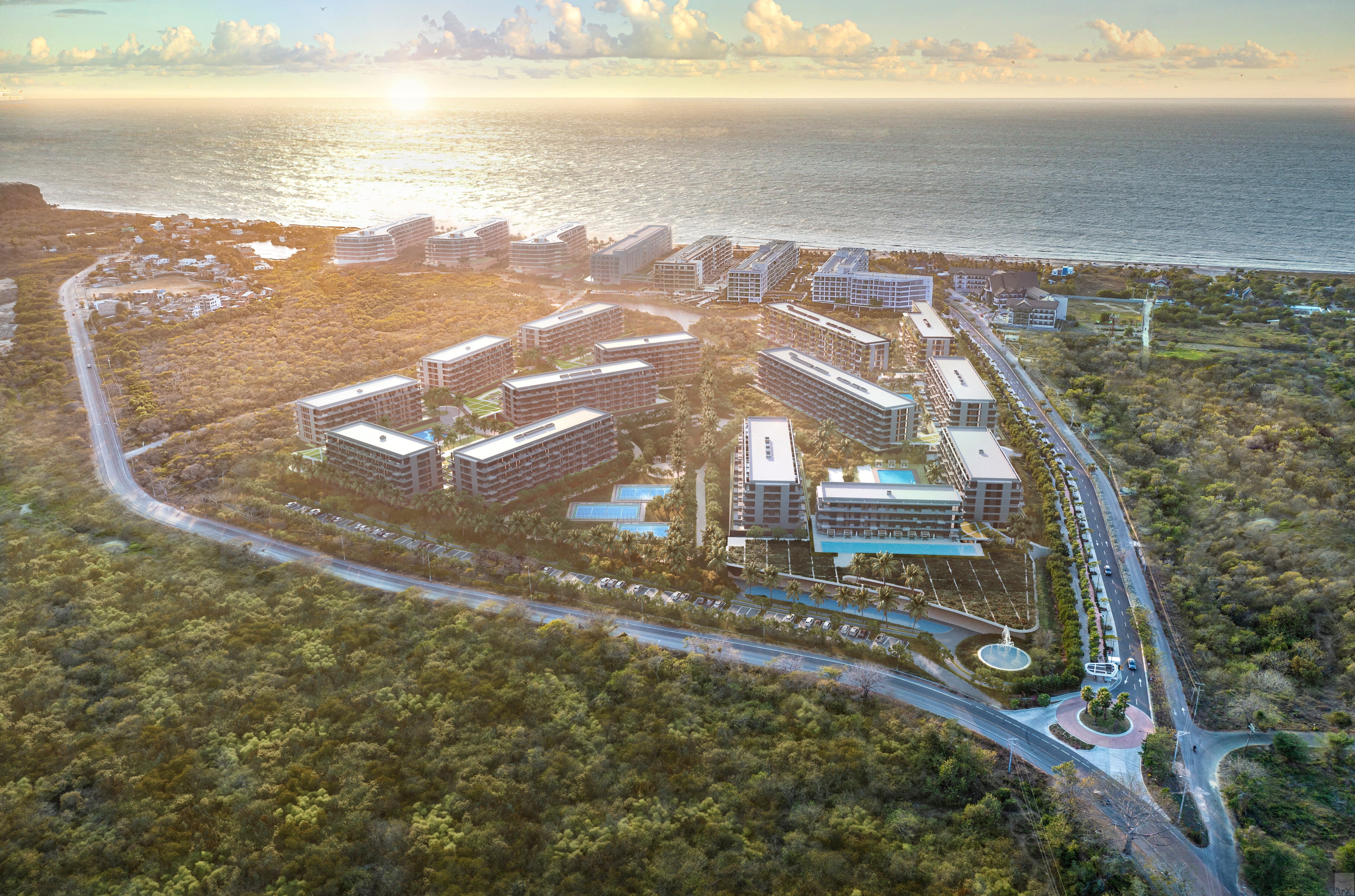 Los condominios morros están ubicados en Serena del Mar, en el norte de Cartagena.