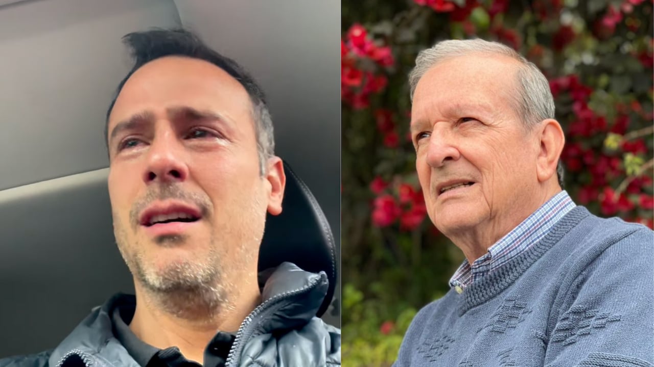 José Fernando Patiño, en medio de lágrimas, recordó a su padre fallecido.