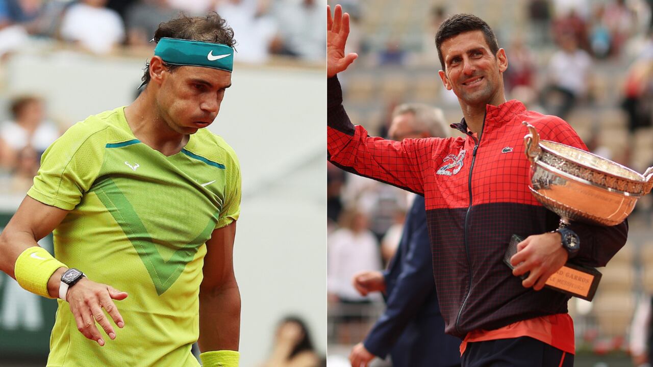 Rafael Nadal felicitó al serbio por su título en Francia.