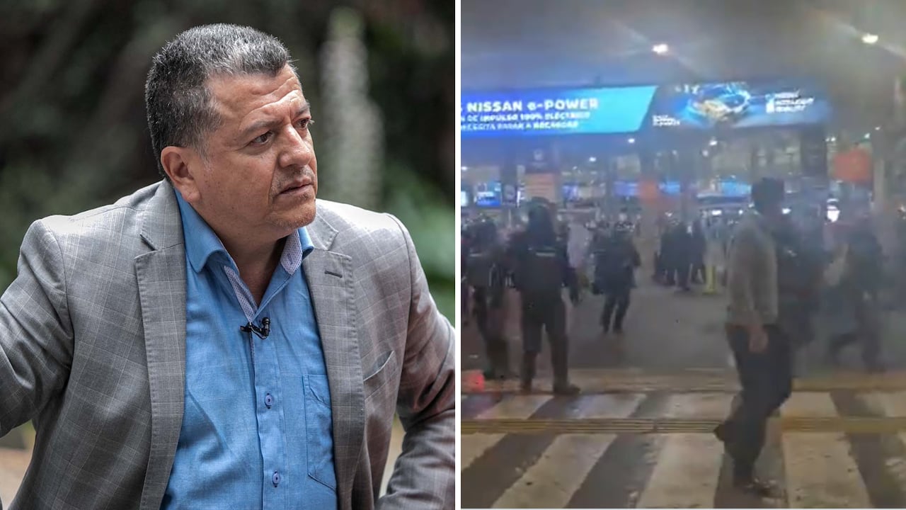 Hugo Ospina, líder del gremio de taxistas, advierte posible bloqueo total en Bogotá.