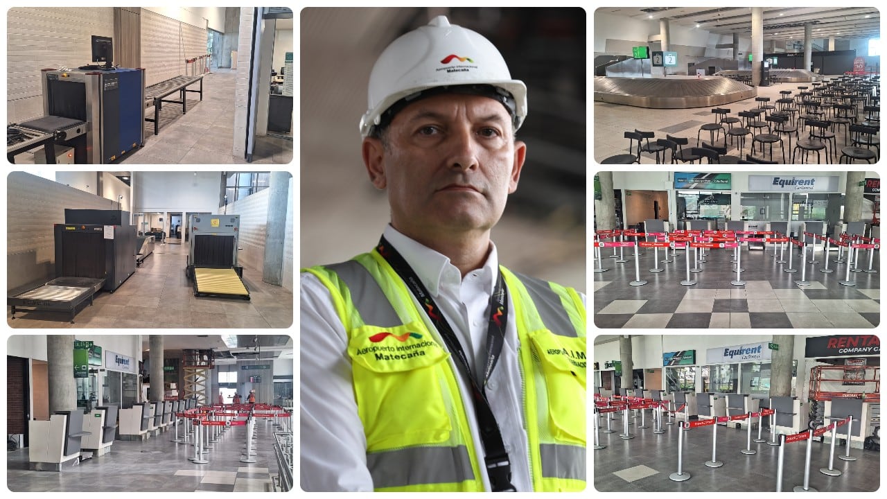 Luis Fernando Collazos, gerente del Aeropuerto Matecaña, entregó un nuevo reporte de la terminal aérea.