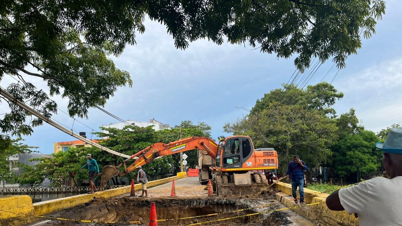 Carretera entre Lorica y San Bernardo del Viento