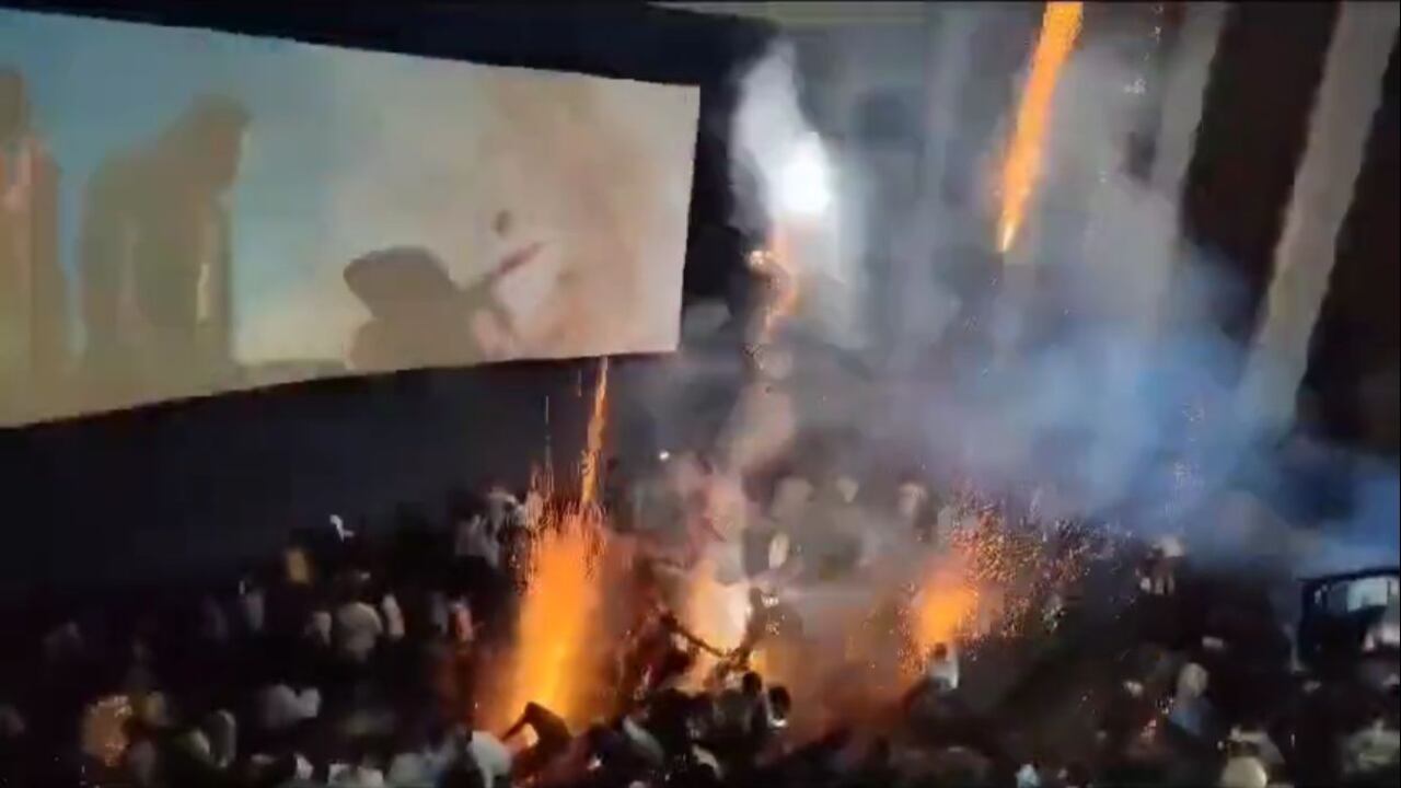 Los hechos ocurrieron en el estreno de una esperada película en la India