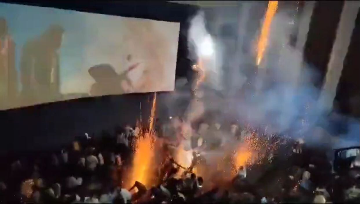 Los hechos ocurrieron en el estreno de una esperada película en la India