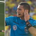 Vinícius fue derribado en el área al minuto 42