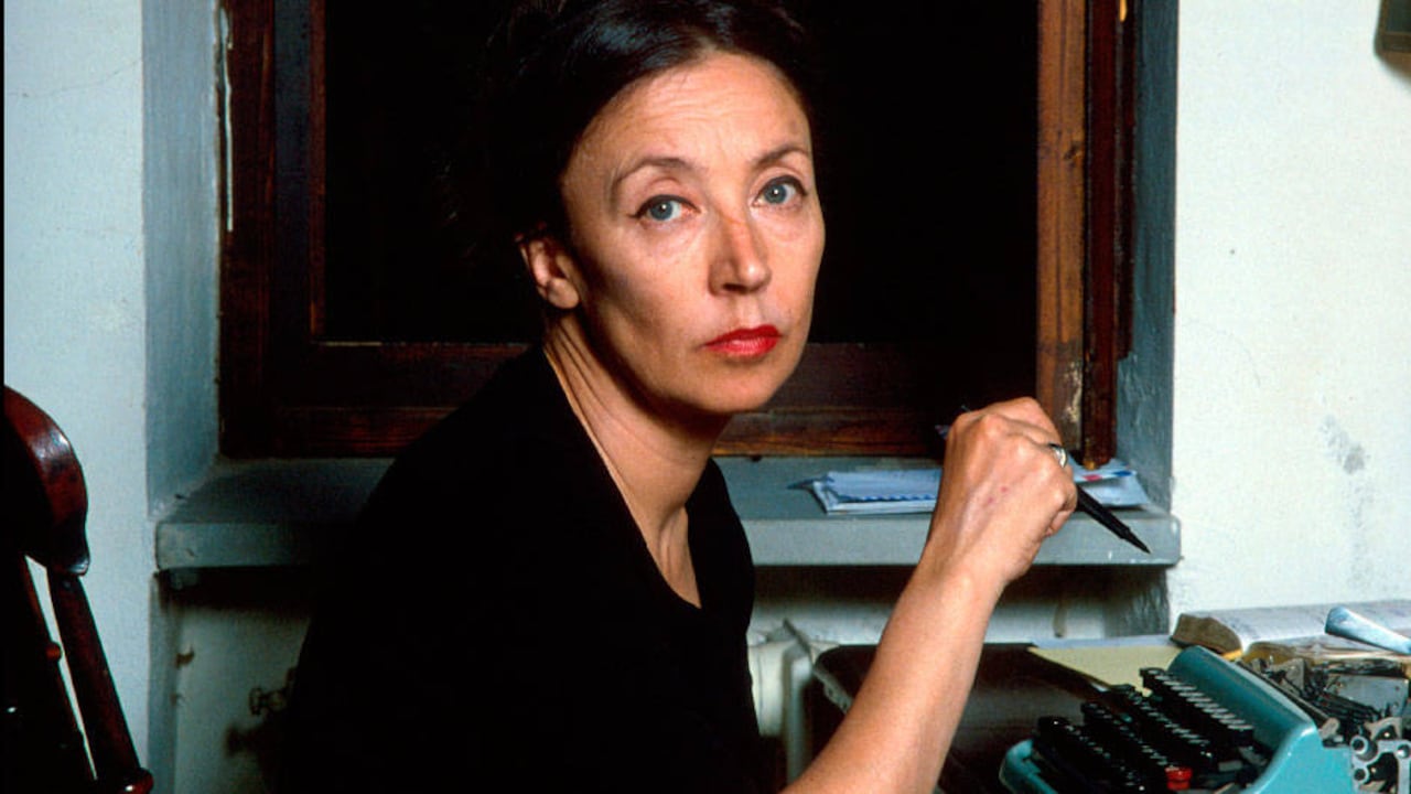 Oriana Fallaci se hizo famosa por su tono contestatario en las redacciones de periódicos. Foto: AFP