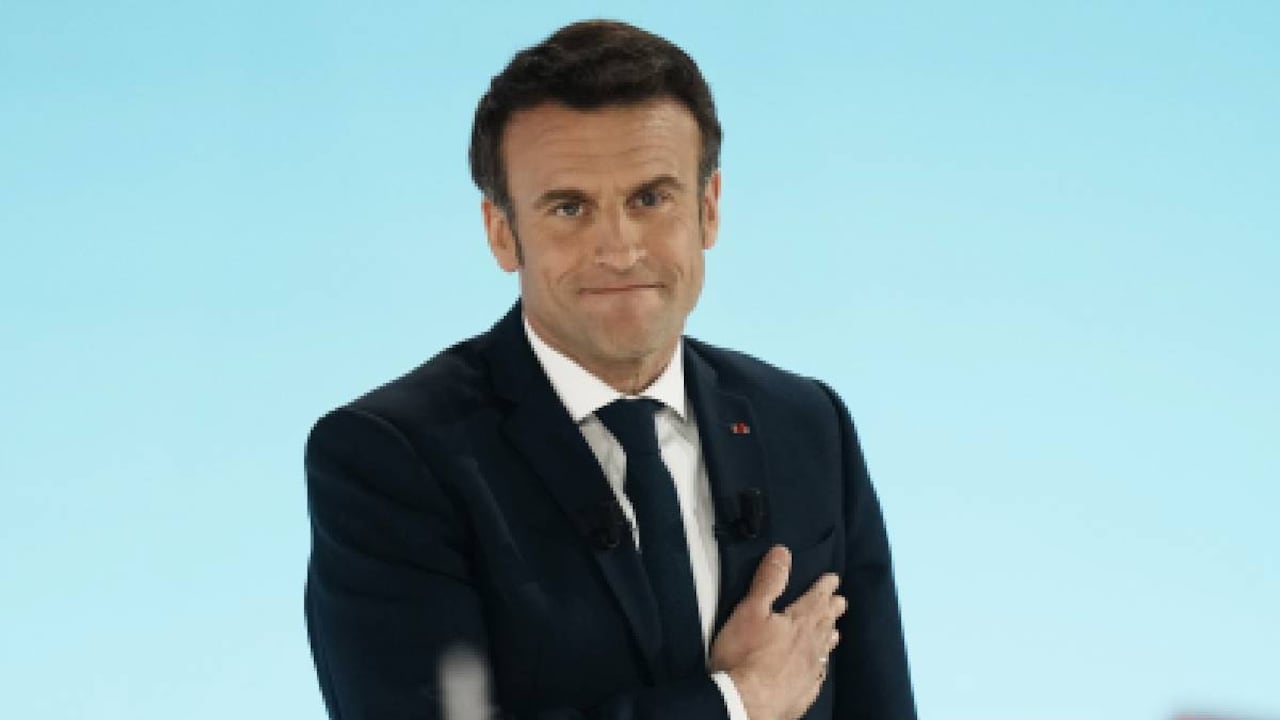Emmanuel Macron ,virtual ganador de las elecciones en Francia.