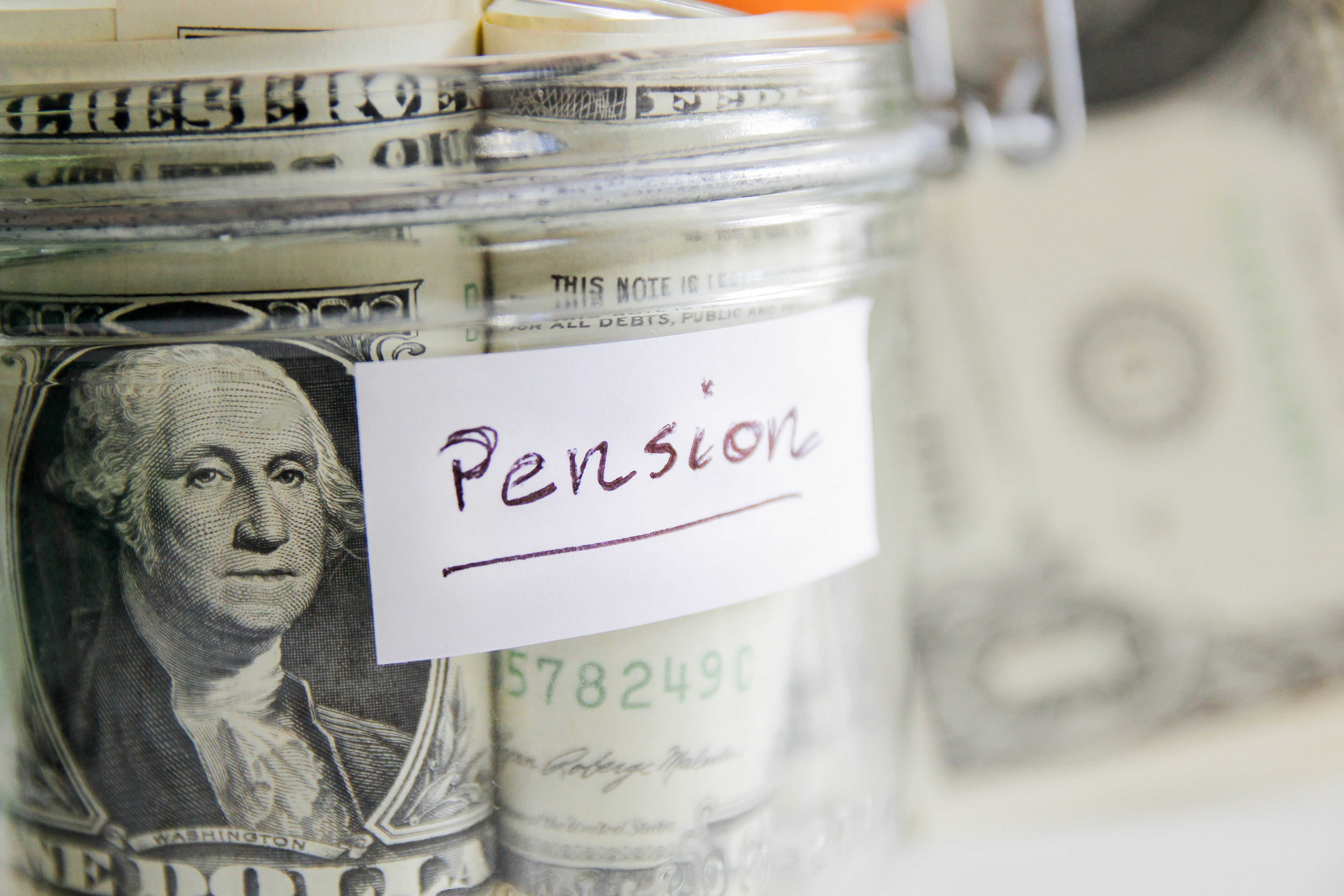 Pension savings US Dollar