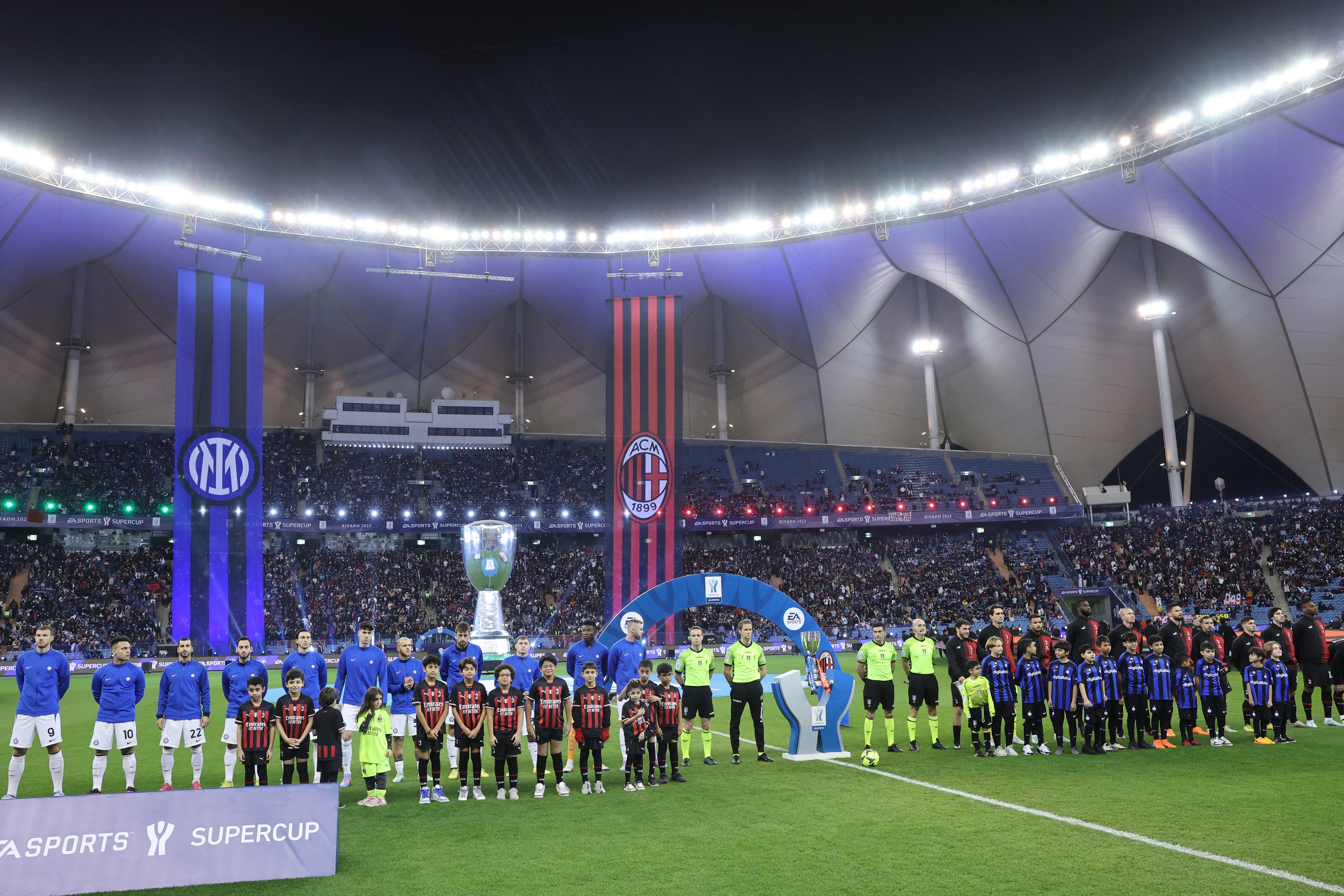 La Supercopa de Italia fue celebrada en  Riad, Arabia Saudita.