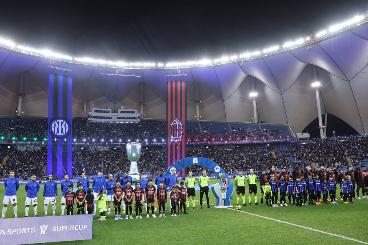 La Supercopa de Italia fue celebrada en Riad, Arabia Saudita.