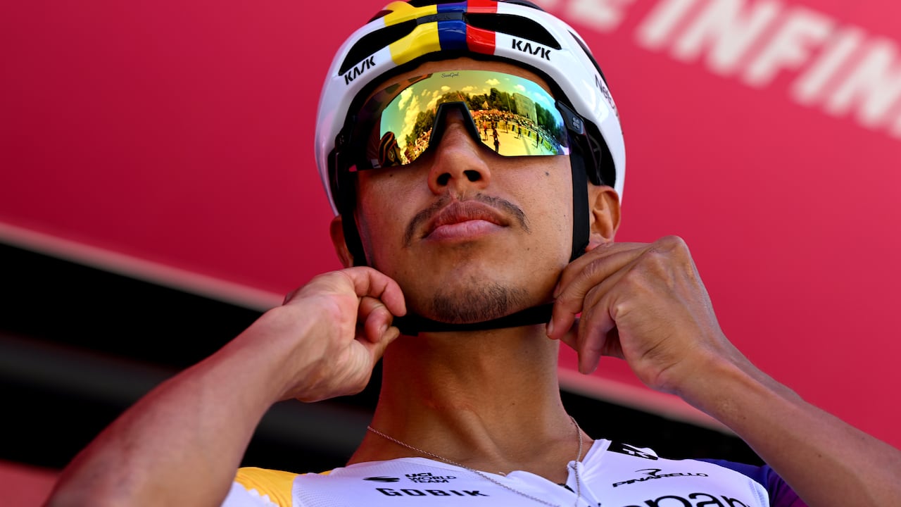 Egan Bernal, del Netcompany INEOS en el Giro de Italia 2026.