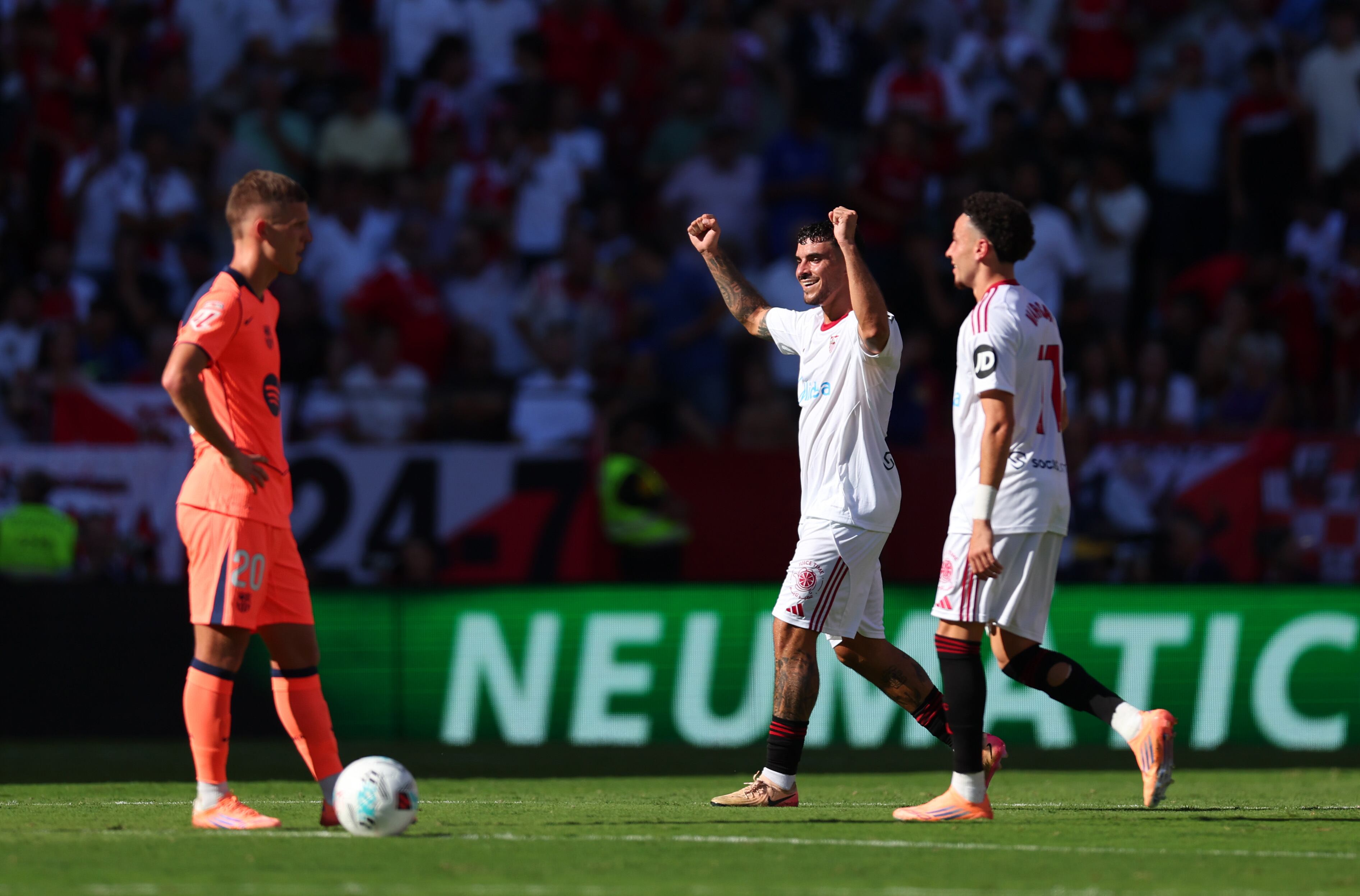 Dura goleada para Barcelona ante Sevilla.