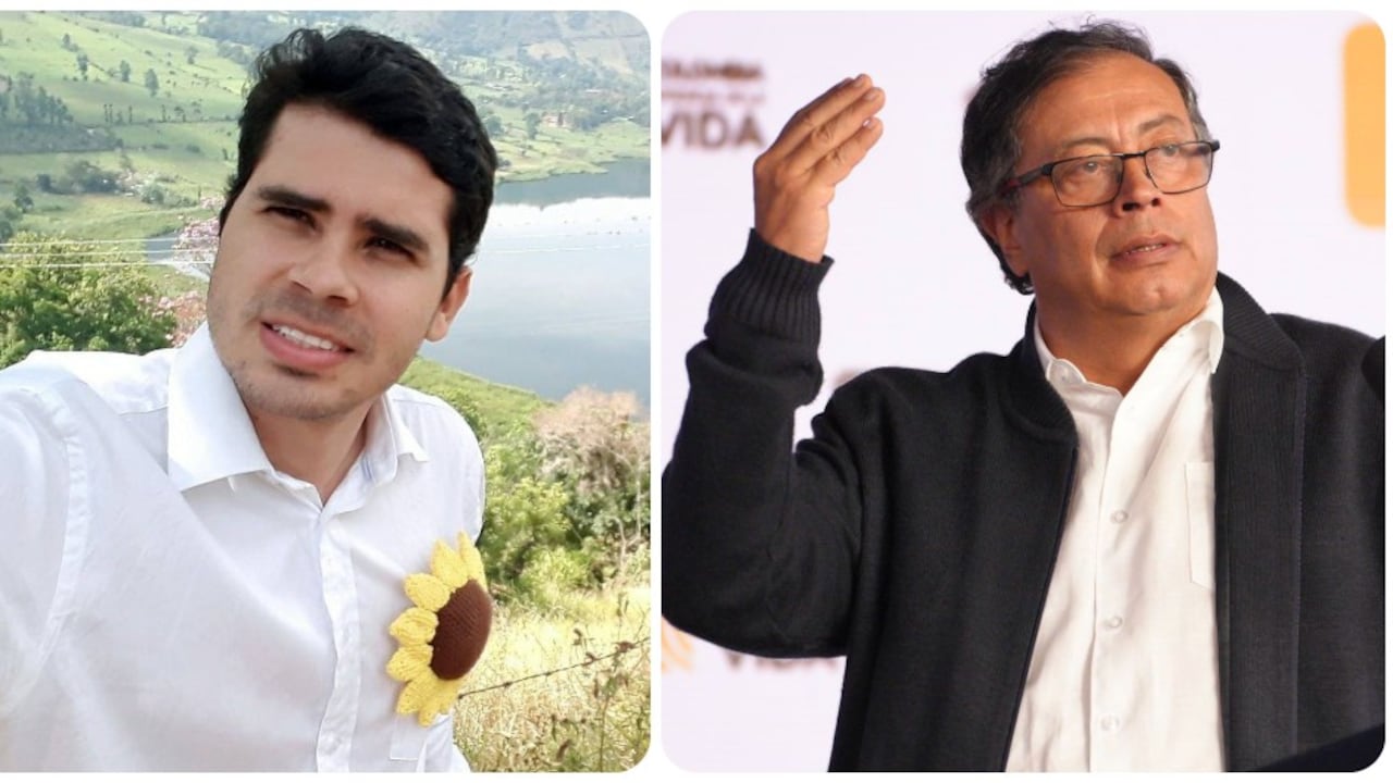 Fabián Diaz y Gustavo Petro.