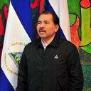El presidente de Nicaragua, Daniel Ortega, durante la visita del canciller ruso Serguei Lavrov el 14 de febrero de 2010 en Managua, Nicaragua.