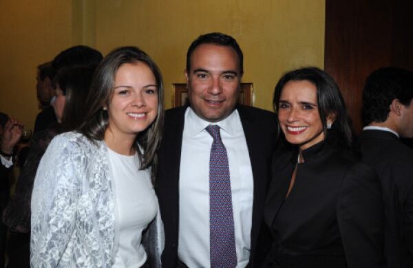 Liliana Latorre, Luis Guillermo Plata y María Consuelo Araújo.