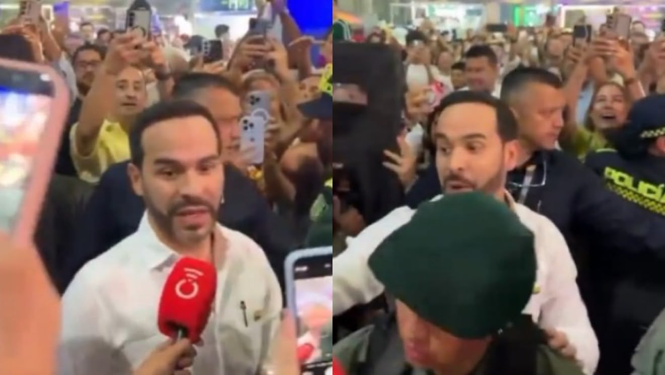 Presidente de Colombia, Abelardo De La Espriella, llegó de sorpresa a Sabor Barranquilla.