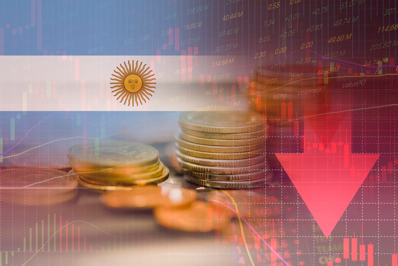 Argentina- Imagen de referencia sobre crisis económica y mercado bursátil