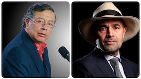 Gustavo Petro y Andrés Guerra.